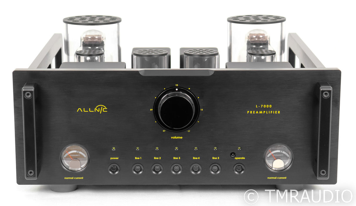 Allnic L-7000 Stereo Tube Preamplifier; Remote; Black