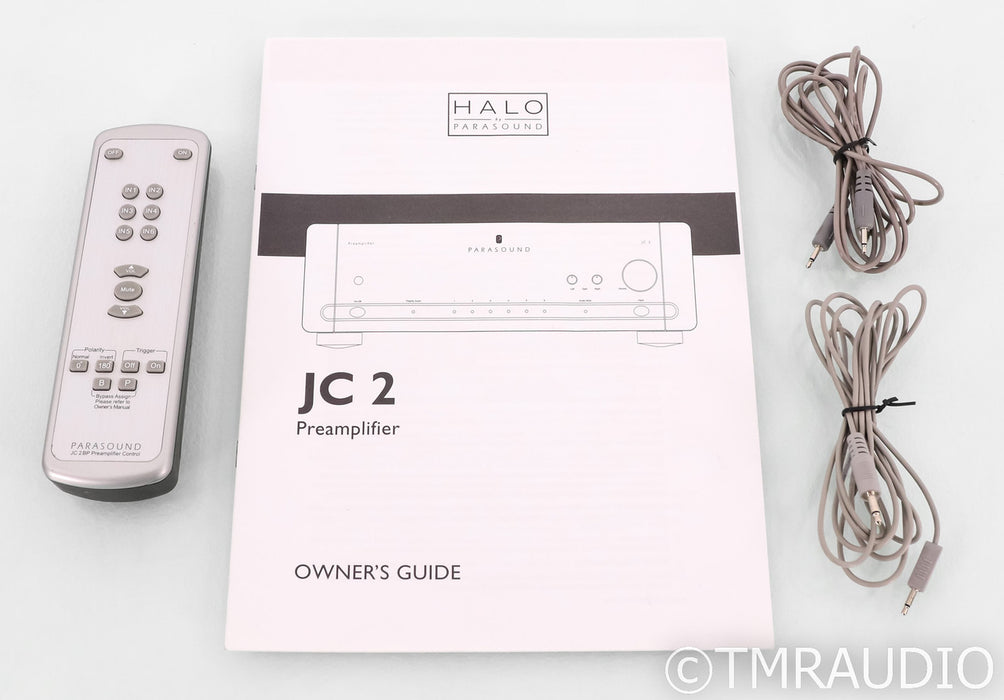 Parasound Halo JC2 Stereo Preamplifier; Remote; Silver; John Curl