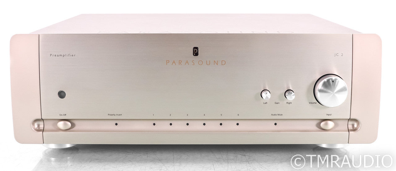 Parasound Halo JC2 Stereo Preamplifier; Remote; Silver; John Curl