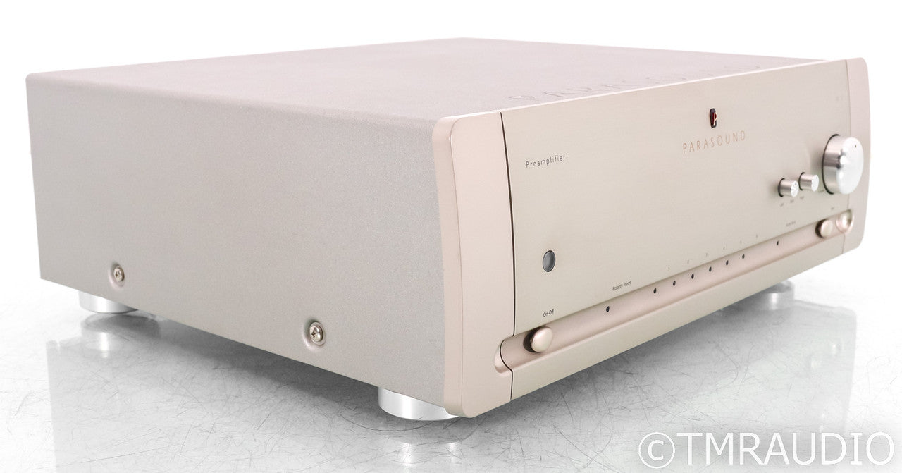 Parasound Halo JC2 Stereo Preamplifier; Remote; Silver; John Curl
