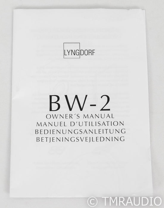 Lyngdorf BW-2 10" Powered Subwoofer; BW2; White