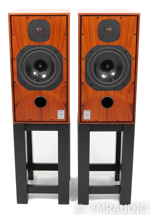 Harbeth HL Compact 7ES-3 Bookshelf Speakers; Rosewood Pair w/ Stands