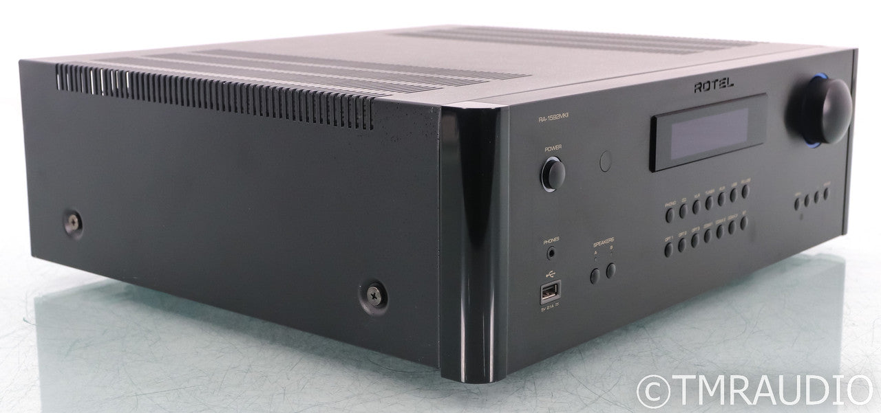 Rotel RA-1592MKII Stereo Integrated Amplifier; Mk2; Remote; MM Phono; Black
