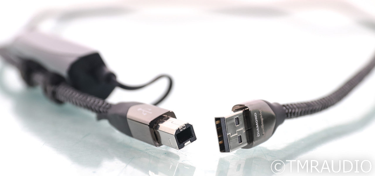 Audioquest Diamond USB Cable; 1.5m Digital Interconnect; 72v DBS