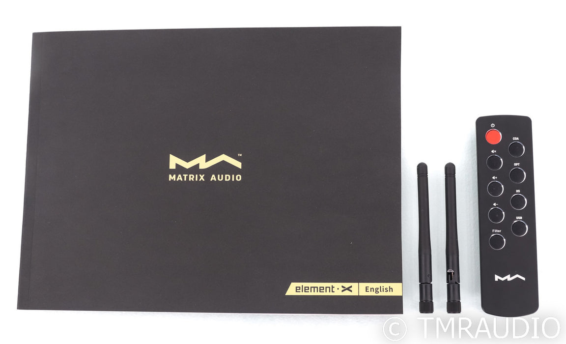 Matrix Audio Element-X DAC; Remote; Silver; ElementX; Wireless