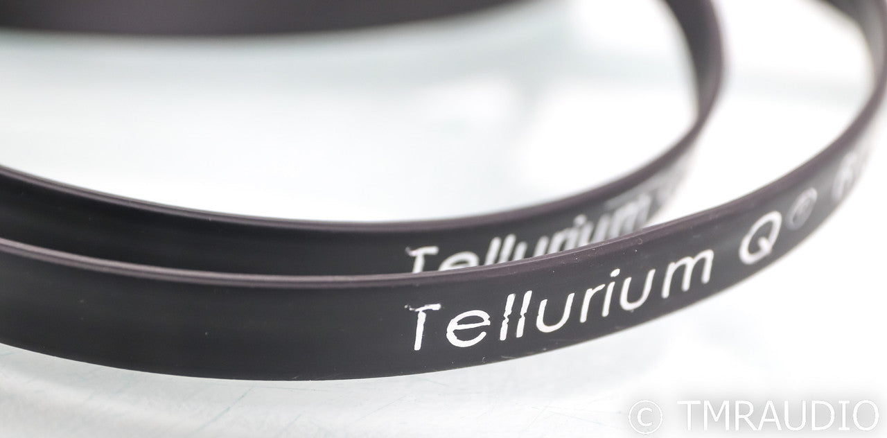 Tellurium Q Black II Speaker Cables; 2.5m Pair; Black 2