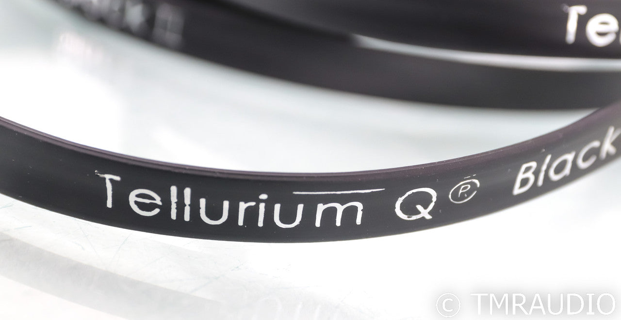 Tellurium Q Black II Speaker Cables; 2.5m Pair; Black 2