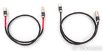 Tellurium Q Ultra Black II XLR Cables; 1m Pair Balanced Interconnects