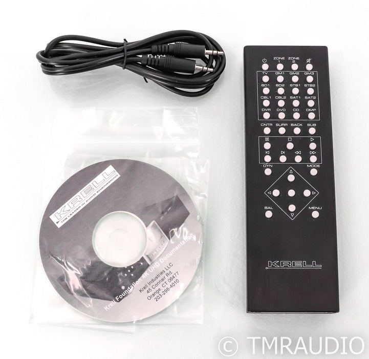 Krell Foundation 4K UHD 7.2 Channel AV Processor; Remote; Black