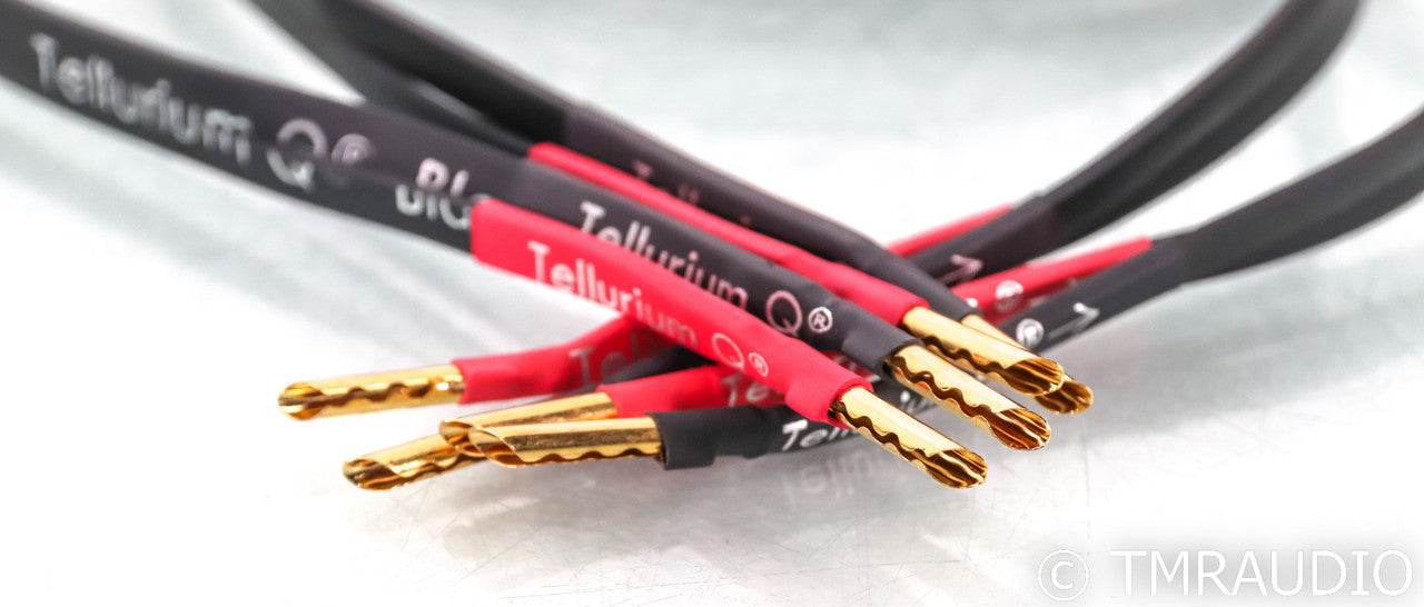 Tellurium Q Black II Speaker Cables; 2.5m Pair