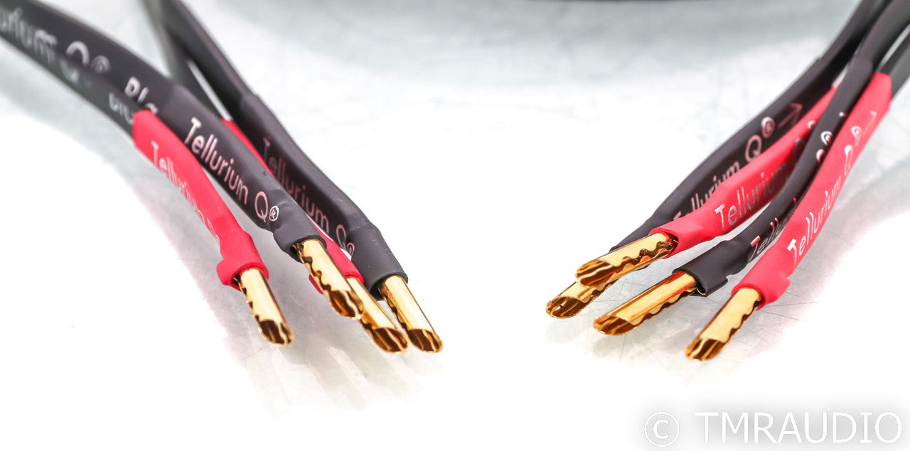 Tellurium Q Black II Speaker Cables; 2.5m Pair