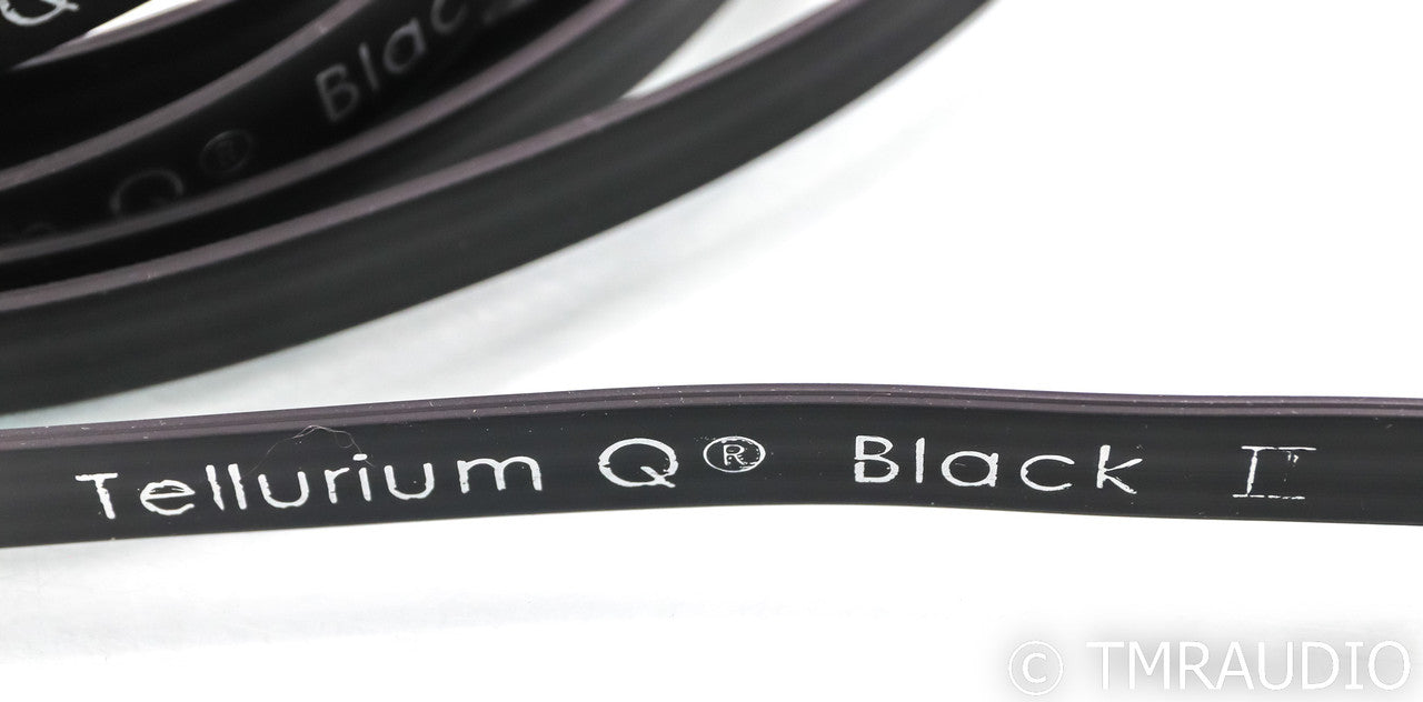 Tellurium Q Black II Speaker Cables; 2.5m Pair