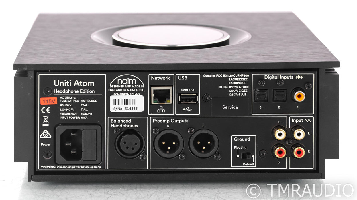 Naim Uniti Atom Wireless Network Streamer; Headphone Edition (Open Box)