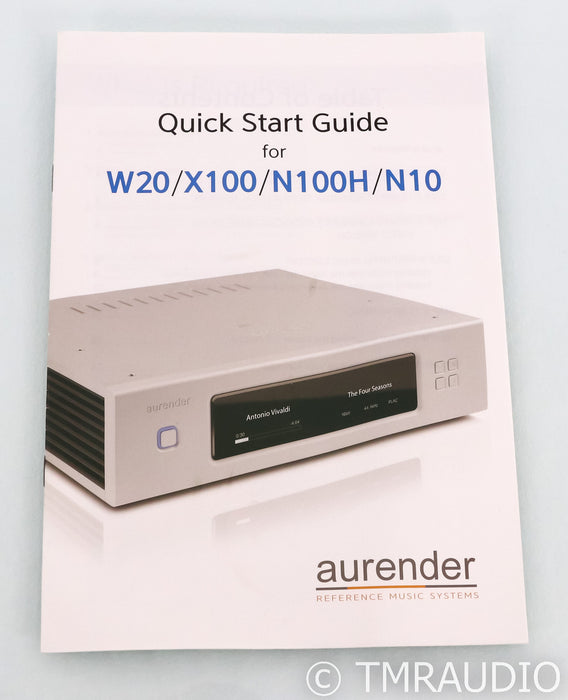 Aurender X100L Network Streamer / Server; X-100-L; Silver; 6TB HDD