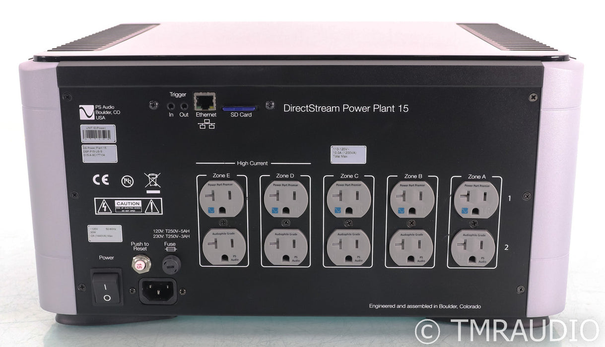 PS Audio DS PowerPlant 15 AC Power Line Regenerator; DirectStream; Silver (Used)
