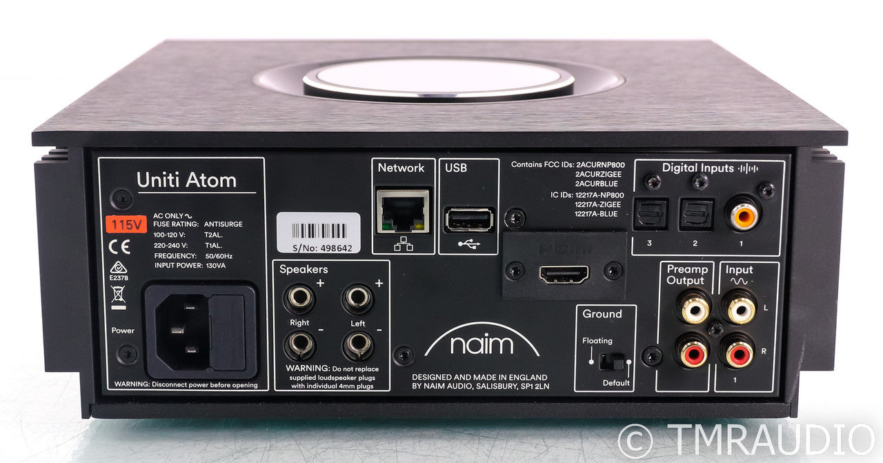 Naim Uniti Atom Wireless Streaming Integrated Amplifier; Remote