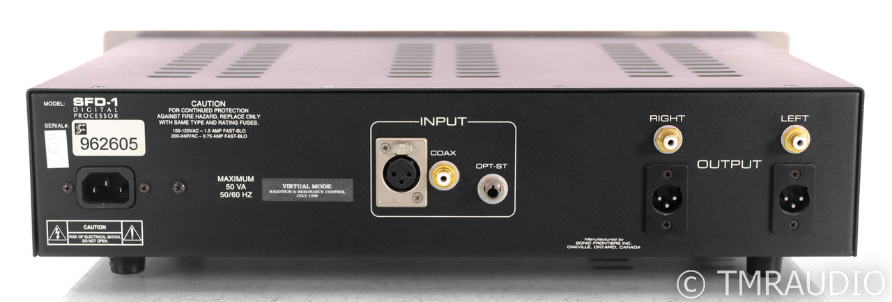 Sonic Frontiers SFD-1 MKII DAC; SFD1MKII
