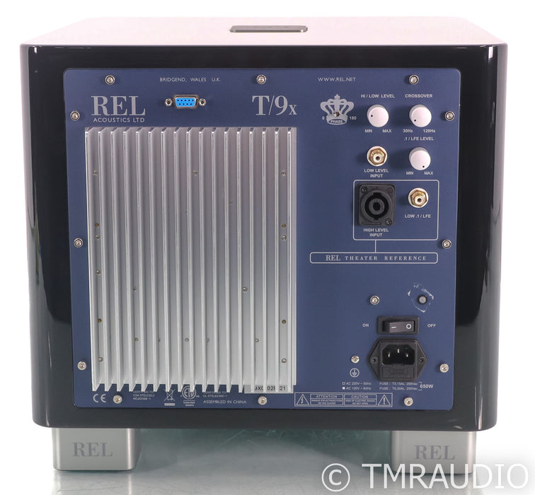 REL T/9x 10" Powered Subwoofer; Gloss Black; T9X