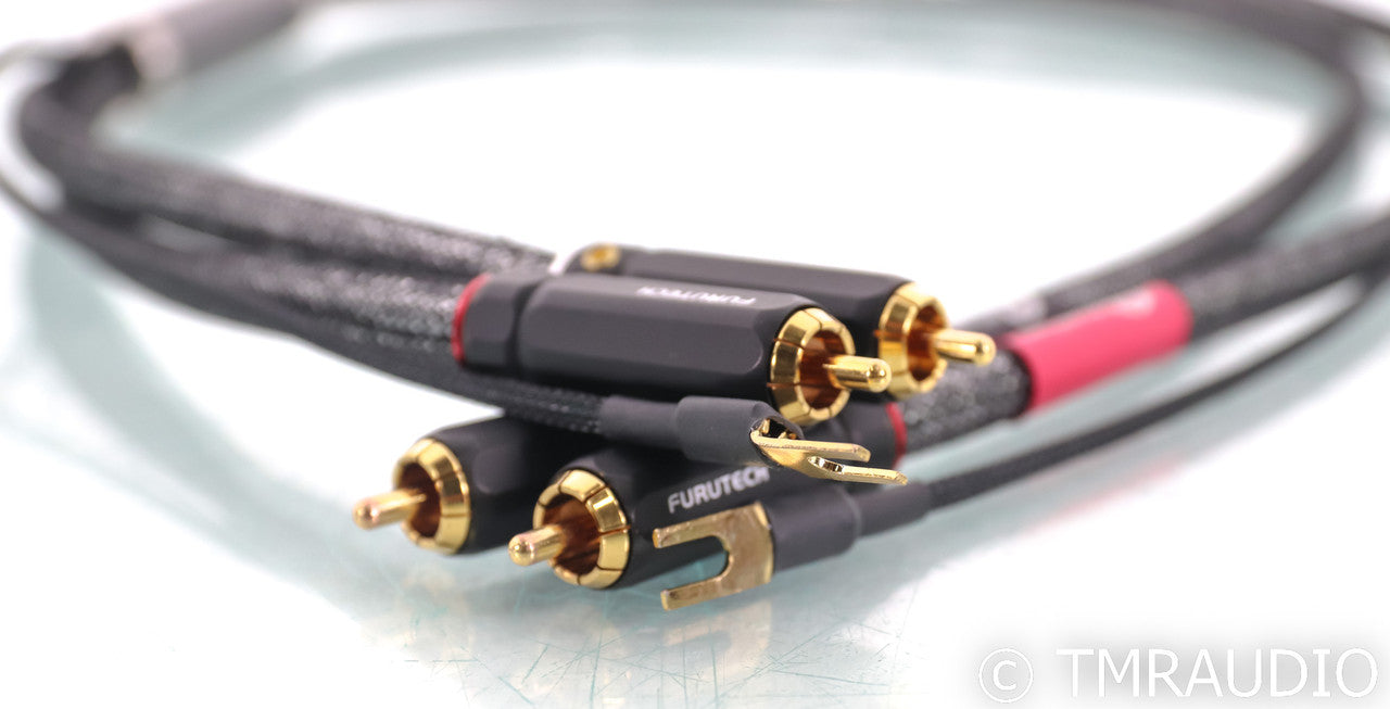 WyWires Diamond RCA Cables; 1m Pair Phono Interconnects