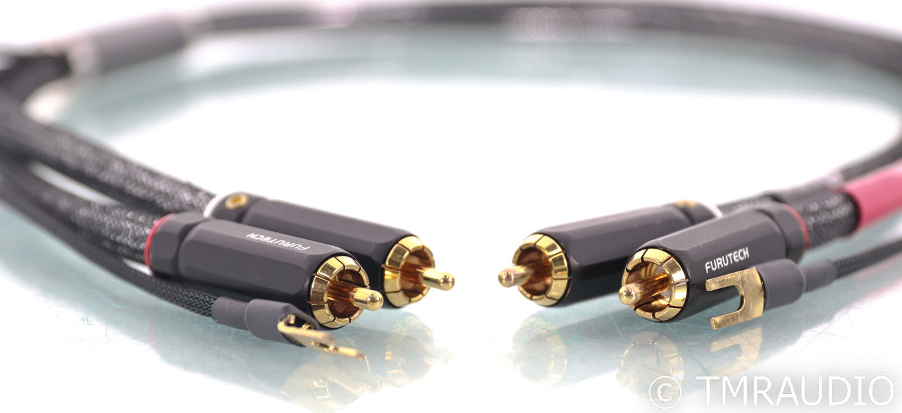WyWires Diamond RCA Cables; 1m Pair Phono Interconnects