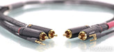 WyWires Diamond RCA Cables; 1m Pair Phono Interconnects