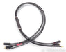 WyWires Diamond RCA Cables; 1m Pair Phono Interconnects