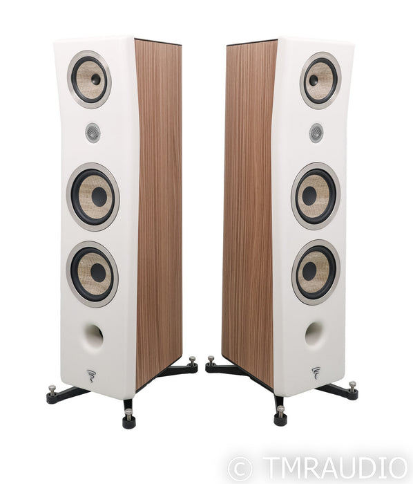 Focal Kanta N3 Floorstanding Speakers; Walnut Ivory Pair (Open Box)
