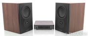 Mission LX Connect Powered Bookshelf Speakers; Hub; Walnut Pearl Pair