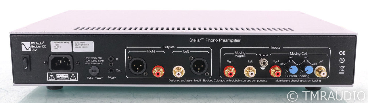 PS Audio Stellar MM / MC Phono Preamplifier; Silver; Remote