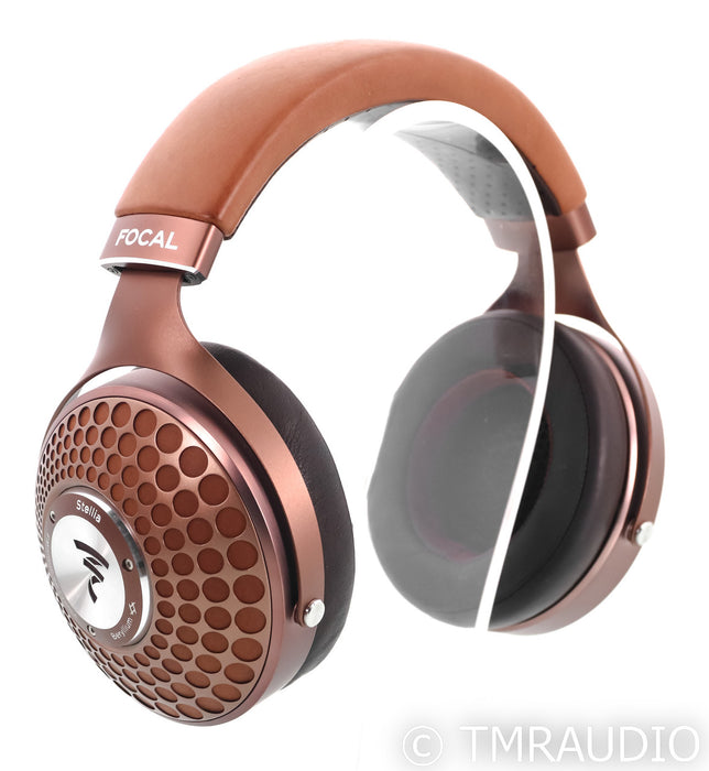 Focal Stellia Closed Back Headphones; Chocolate