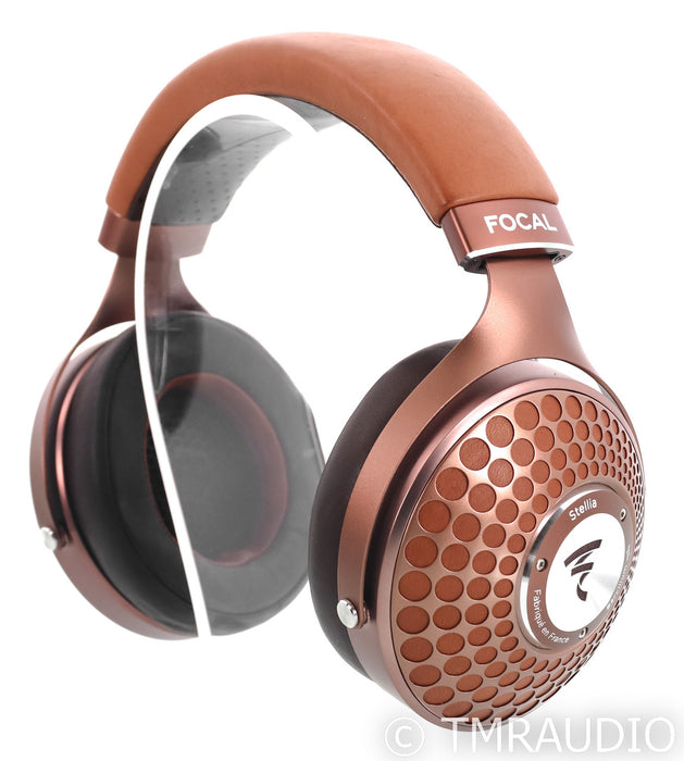 Focal Stellia Closed Back Headphones; Chocolate
