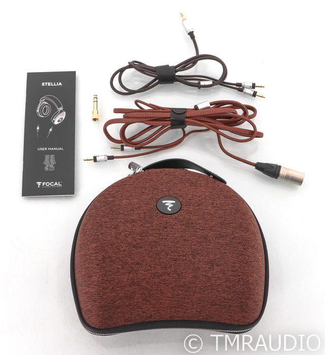 Focal Stellia Closed Back Headphones; Chocolate