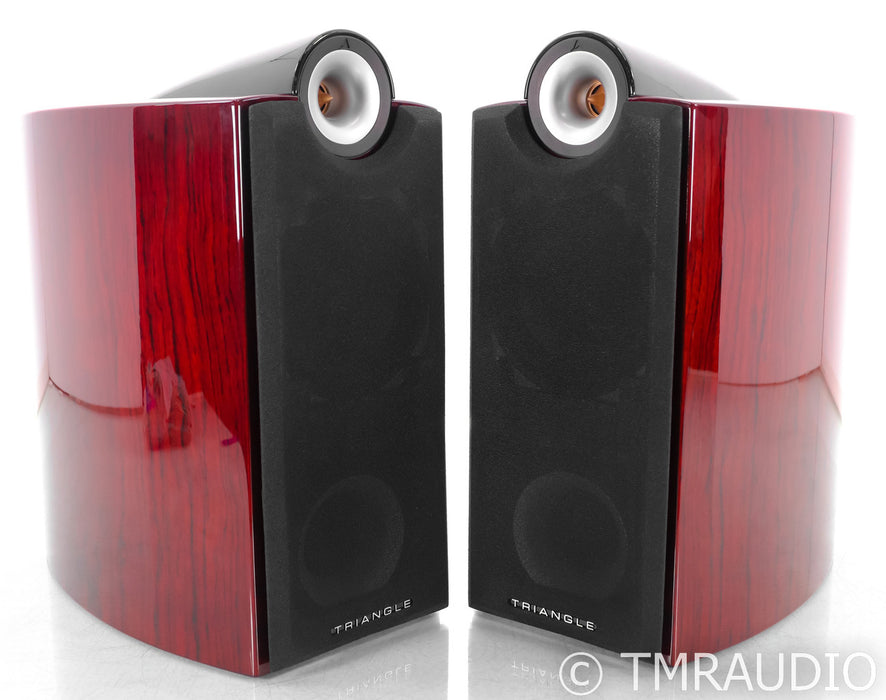 Triangle Signature Theta Bookshelf Speakers; Mahogany Pair