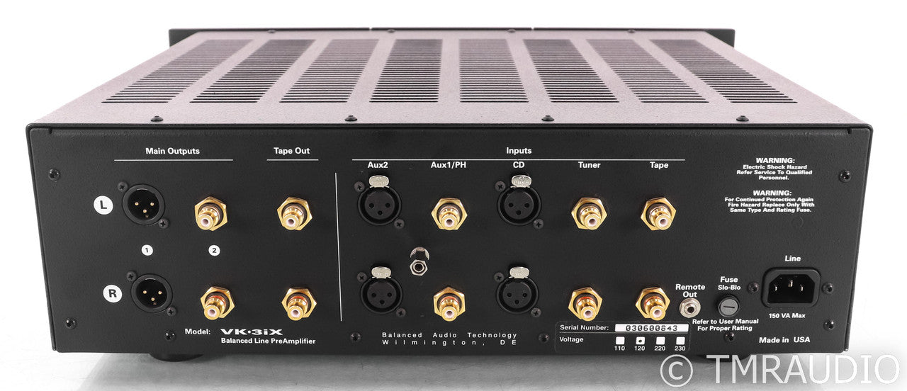 BAT VK-3ix Stereo Tube Hybrid Preamplifier; VK3ix; Remote