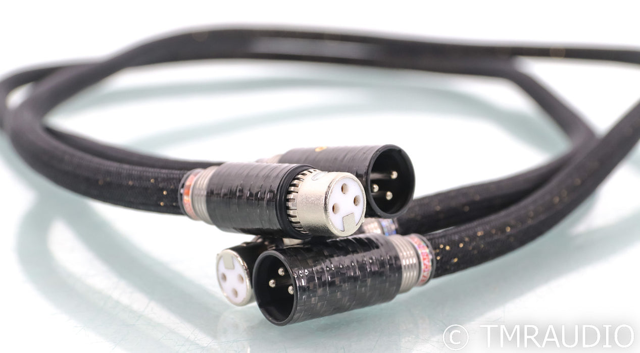 Stealth Audio Metacarbon XLR Cables; 1m Pair Balanced Interconnects