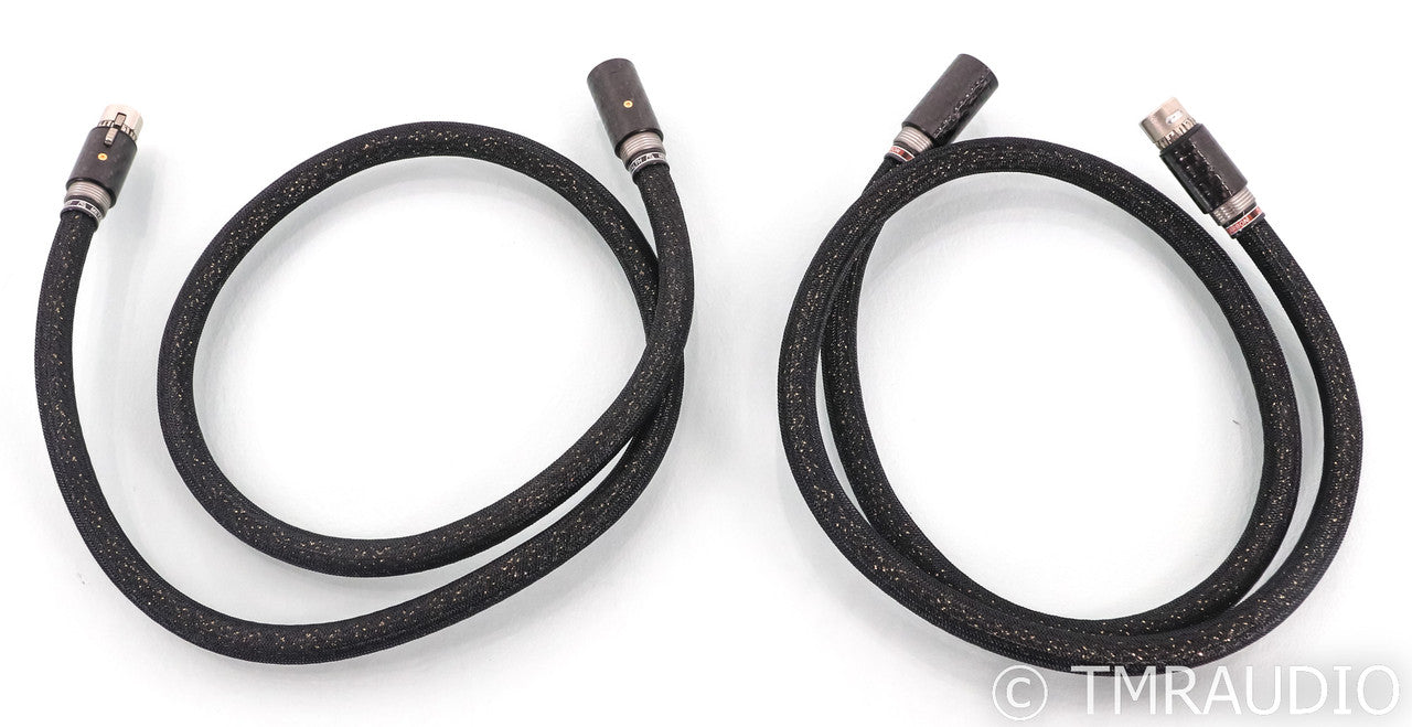 Stealth Audio Metacarbon XLR Cables; 1m Pair Balanced Interconnects