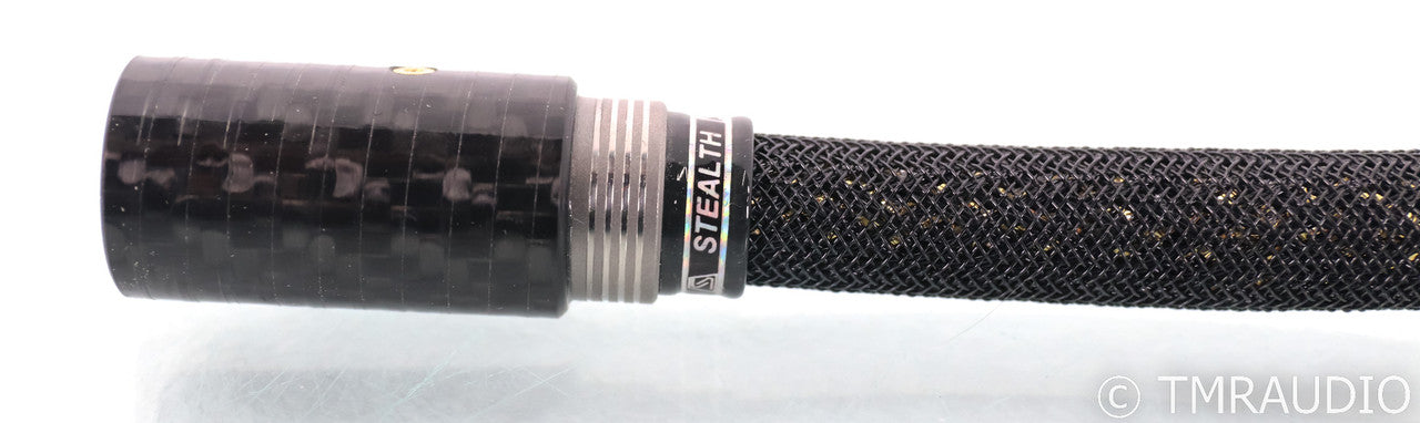 Stealth Audio Metacarbon XLR Cables; 1m Pair Balanced Interconnects