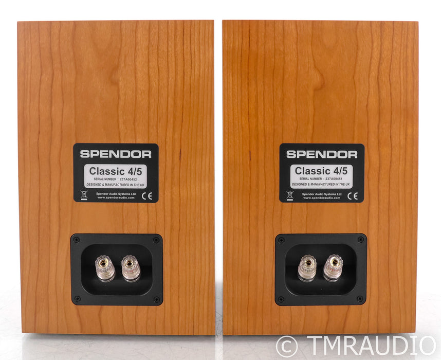 Spendor Classic 4/5 Bookshelf Speakers; Cherry Pair