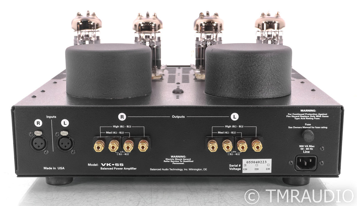BAT VK55SE Stereo Tube Balanced Power Amplifier; VK-55 Special Edition