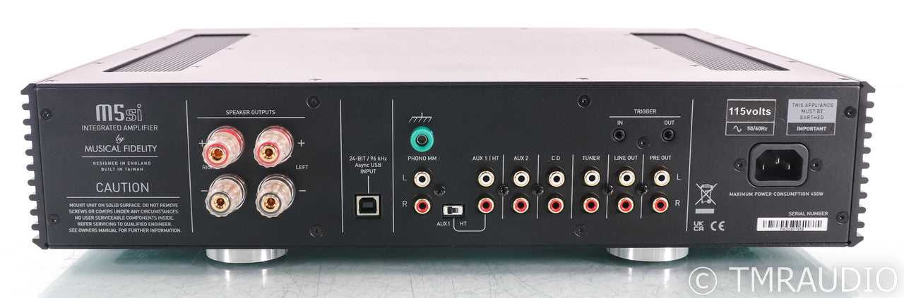 Musical Fidelity M5si Stereo Integrated Amplifier; Remote; MM Phono; Silver