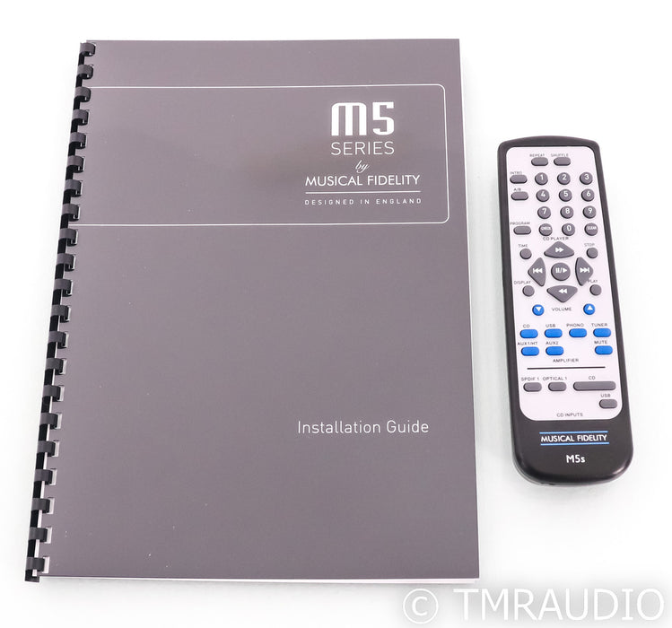 Musical Fidelity M5si Stereo Integrated Amplifier; Remote; MM Phono; Silver