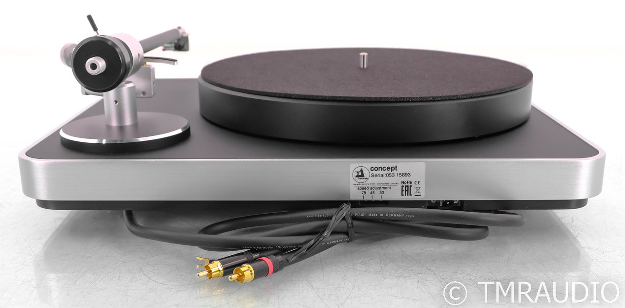 Clearaudio Concept Belt Drive Turntable; Satisfy Tonearm; Ortofon 2M Black Cart