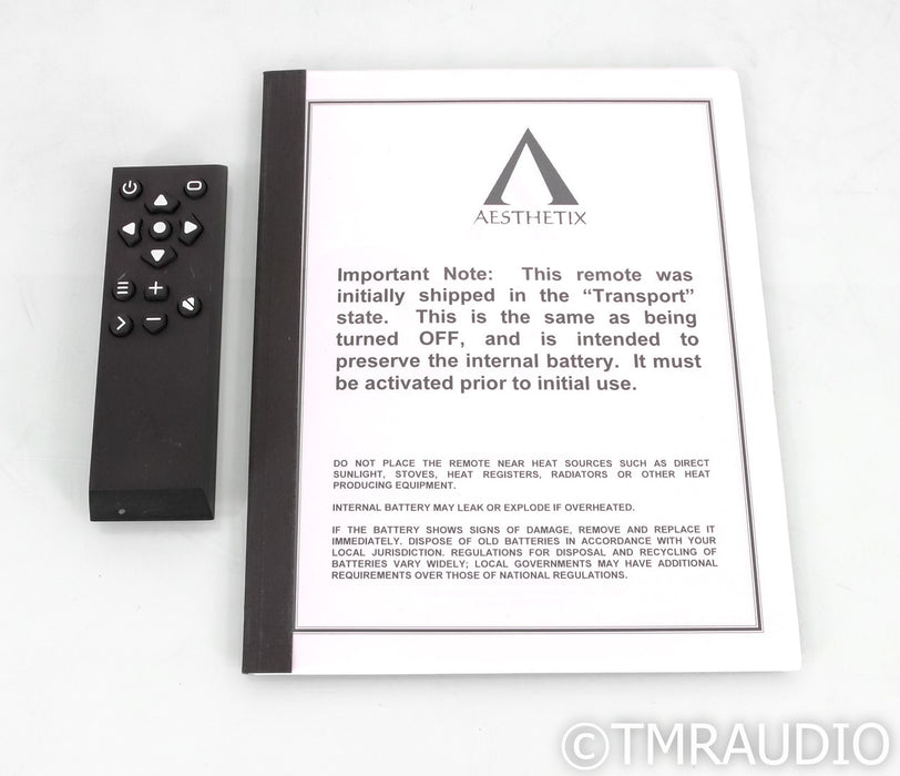 Aesthetix Mimas Stereo Tube Hybrid Integrated Amplifier; MM / MC Phono; Remote