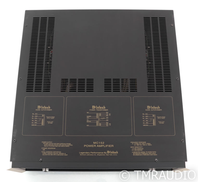 McIntosh MC152 Stereo Power Amplifier; MC-152