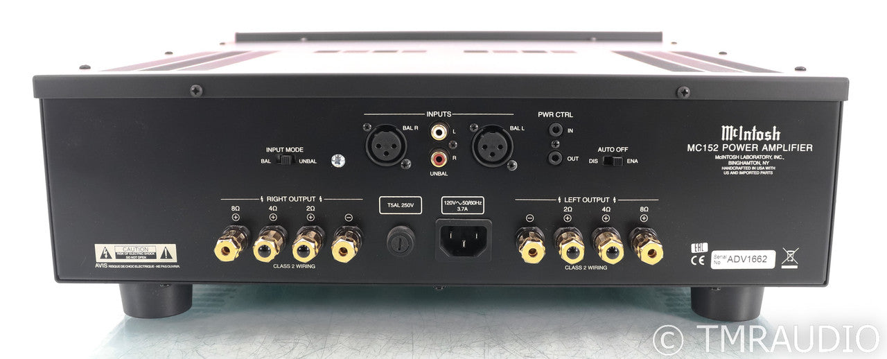 McIntosh MC152 Stereo Power Amplifier; MC-152