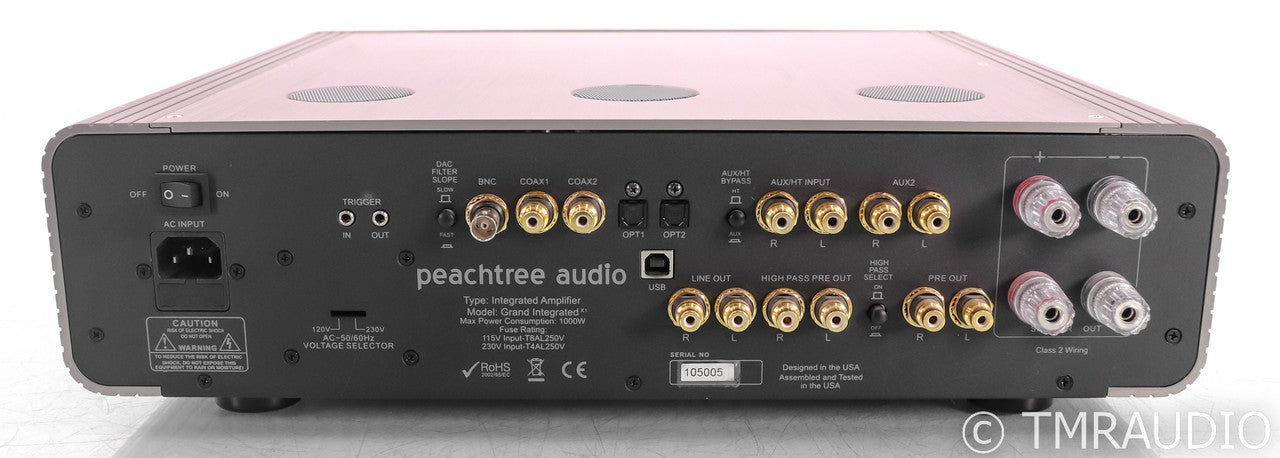Peachtree Grand Integrated X-1 Stereo Tube Hybrid Amplifier; X1; DAC; Remote
