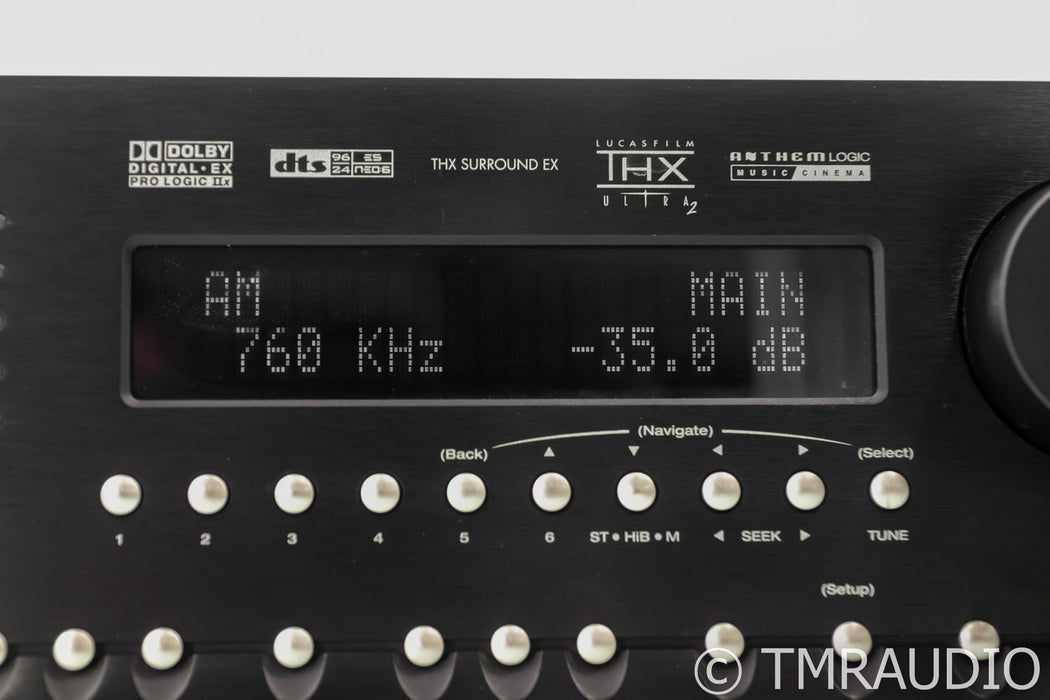 Anthem Statement D2 7.1 Channel Home Theater Processor; Black; Remote