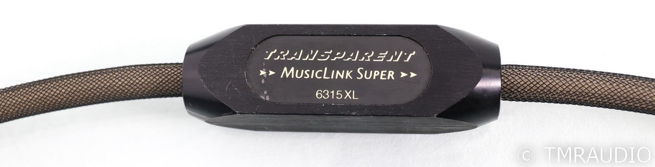 Transparent Audio MusicLink Super RCA Cables; 2m Pair Interconnects