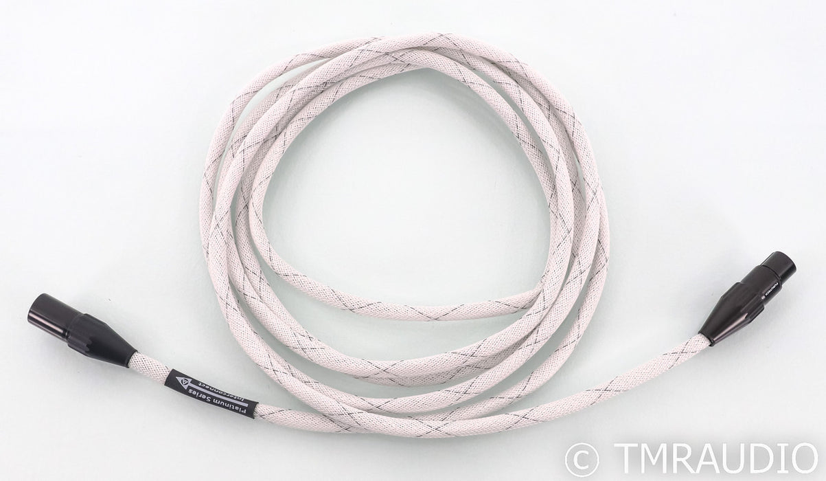 WyWires Platinum XLR Cable; 11ft Single Interconnect