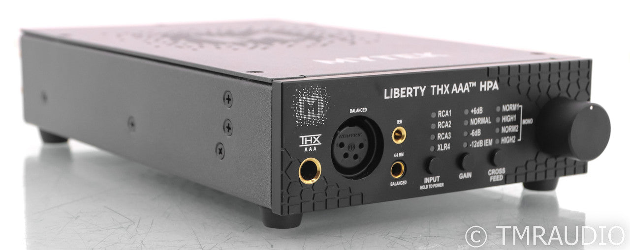 Mytek Liberty THX AAA HPA Headphone Amplifier; Black
